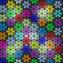 abstract colorful mosaic background