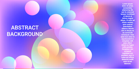 Background picture with balls for banner design.