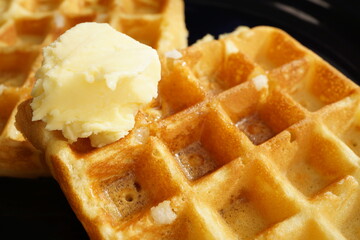 焼きたてワッフル