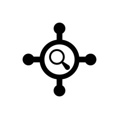 Obraz premium Find internet icon