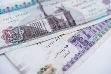 World money collection. Fragments of Egypt money