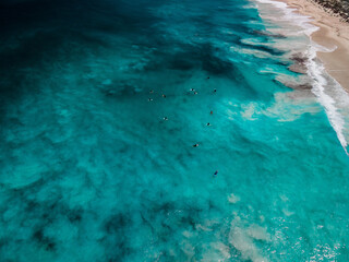 Surfing Yanchep Lagoon