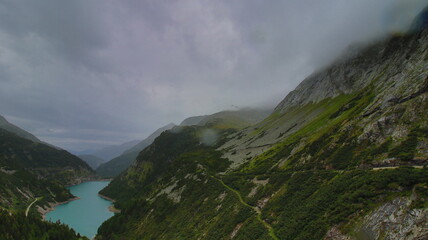 Österreich Berge Landschaft See Wasserfall