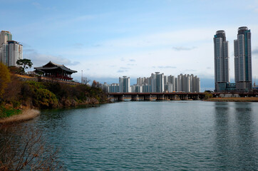 Obraz premium Taehwa river in Ulsan South Korea