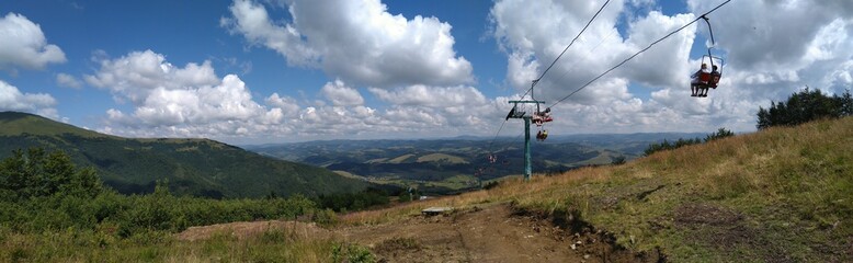 View from the top of the mountain