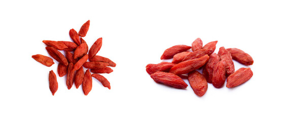 Goji berry isolated on white background