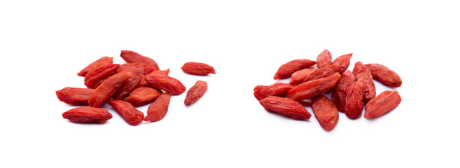 Goji berry isolated on white background