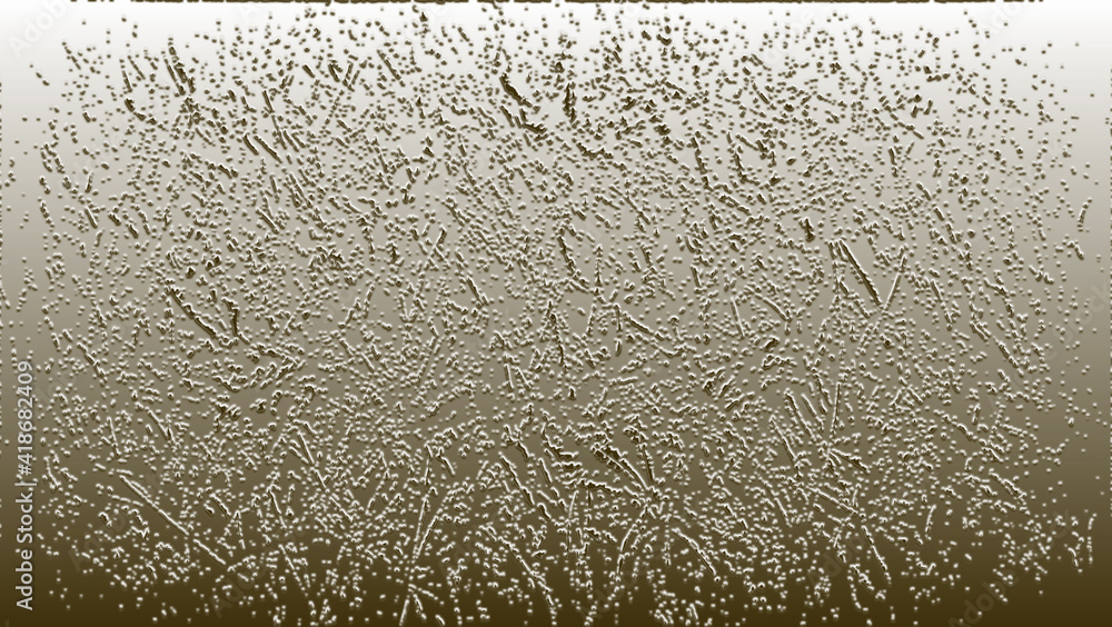 Poster Golden backdrop with gray pattern. Modern art in cool tones. Ancient surface of old wet stone. Stylish abstract image for your creative design of layout. Digital technology in dark textured material. 