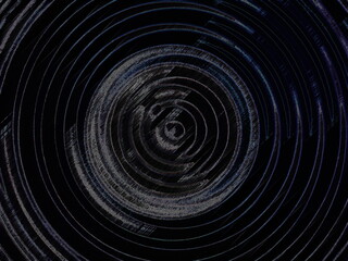 Grungy bright cover with circle of water energy. Colorful purple kaleidoscope. Decorative fantasy backdrop in dark and light tones. Cool stylish contemporary art. Trendy abstract web design