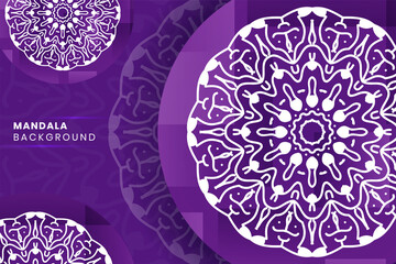 Luxury mandala background. purple abstract mandala background. decorative element for print, poster, cover, flyer, banner