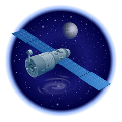Obraz na płótnie Canvas space orbital station