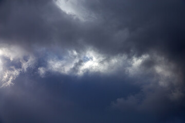 Fototapeta na wymiar storm clouds