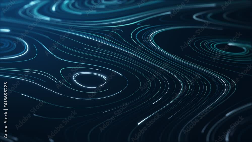 Poster abstract technology big data concept. motion graphic for abstract data center, data flow. transferri