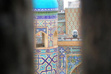 detail of a mosque oman