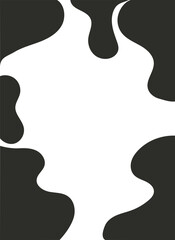 Abstract modern graphic elements. Social media web banner or landing page.