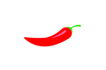 Spicy chili hot pepper icons.