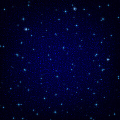 Night sky with stars