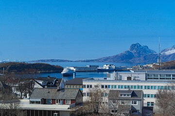 Bodø Norway residential area town view