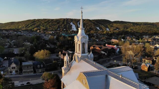 Saint-Sauveur, Laurentians, Quebec in Spring
