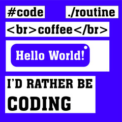 Coding stickers