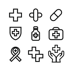 icon set for health
