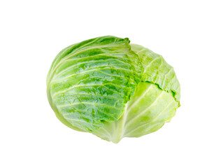 Fototapeta premium Cabbage isolated on white background. clipping path