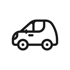 Car icon in vector logotype