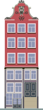 Cityscape design elements with isometric building. 2D flat icon. Isolated collection for creating your perfect city, town, infrastructure