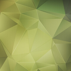 Green crystal abstract background