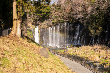 waterfall in fall