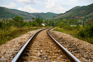 railway in the mountains