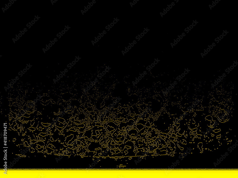 Poster stylish abstract image for your creative design of layout. backdrop with black and yellow mosaic pat