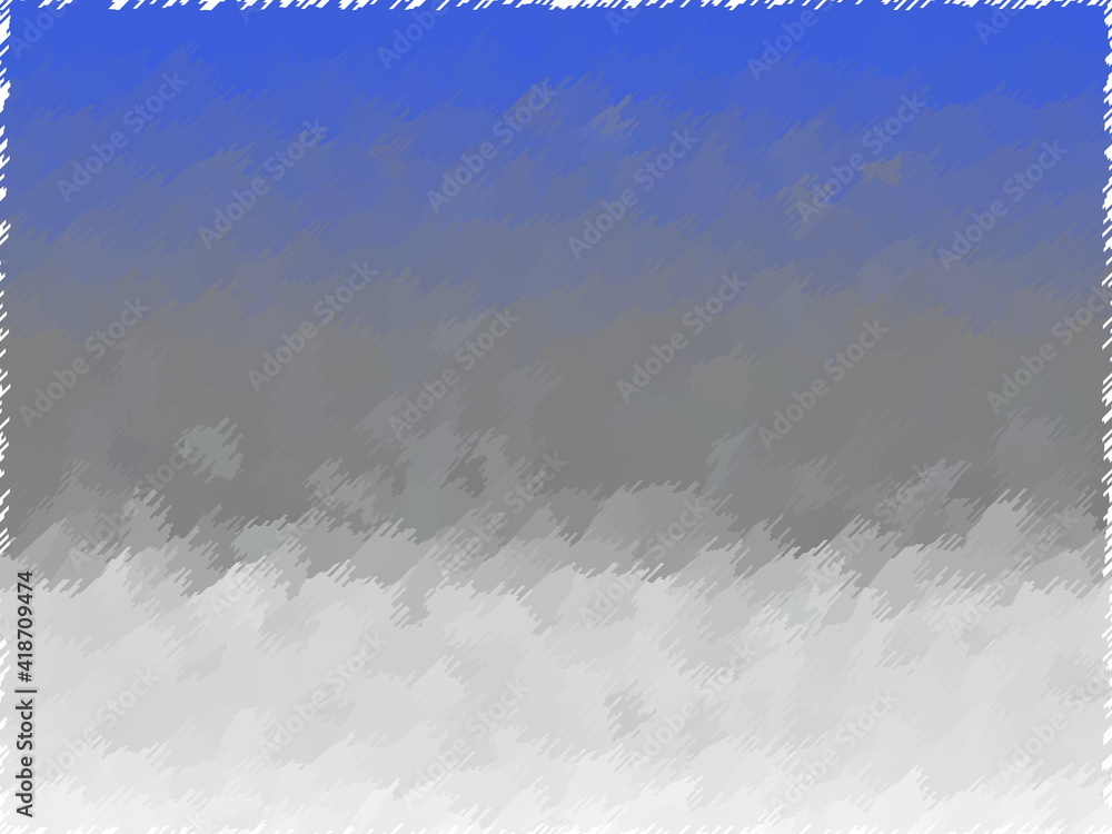 Poster soft blurred gradient background with snow. stylish web image for creative design of layout. blue ba