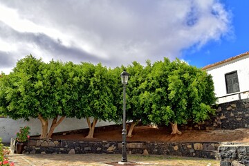 Fototapeta na wymiar landscapes of the historic town of Betancuria on Fuerteventura, Spain