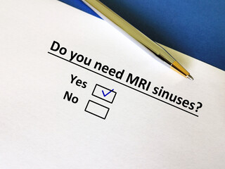 Questionnaire about radiology