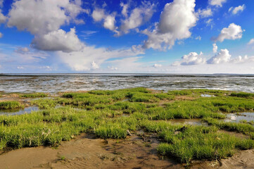 Wolkenstimmung  an der Nordsee