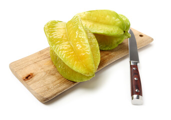 Carambole on white background