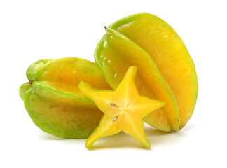 Carambole on white background