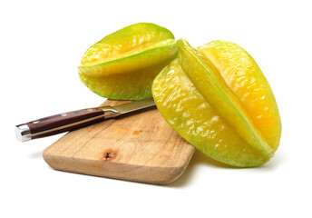 Carambole on white background