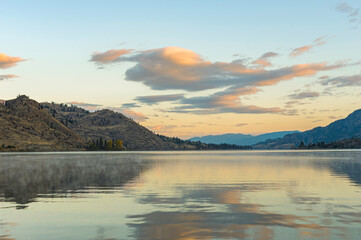Sunrise over Skaha lake, Penticton, BC
