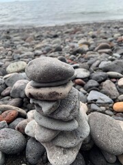 stones on the beach