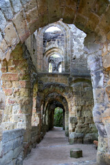 Fototapeta premium Kloster- und Burg-Ruine Oybin