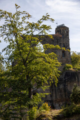 Fototapeta premium Kloster- und Burg-Ruine Oybin
