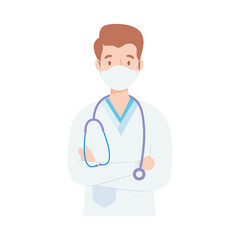 Fototapeta premium Medical doctor man