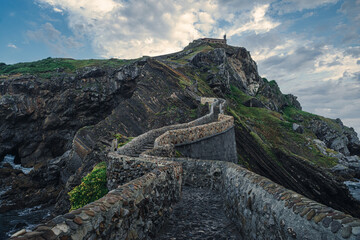 Fototapeta premium San Juan de Gaztelugatxe island in Basque country, Spain