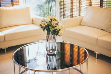 Living room flower vase decoration