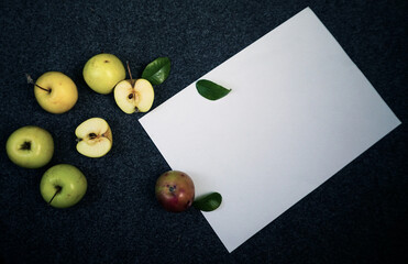 small apples are spreading