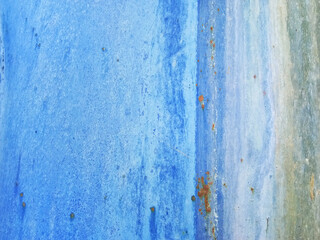 Rust background on blue steel plate for graphic design