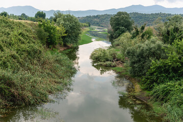 Fototapeta na wymiar River at national Kerkini Park, Greece