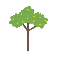 floral tree icon